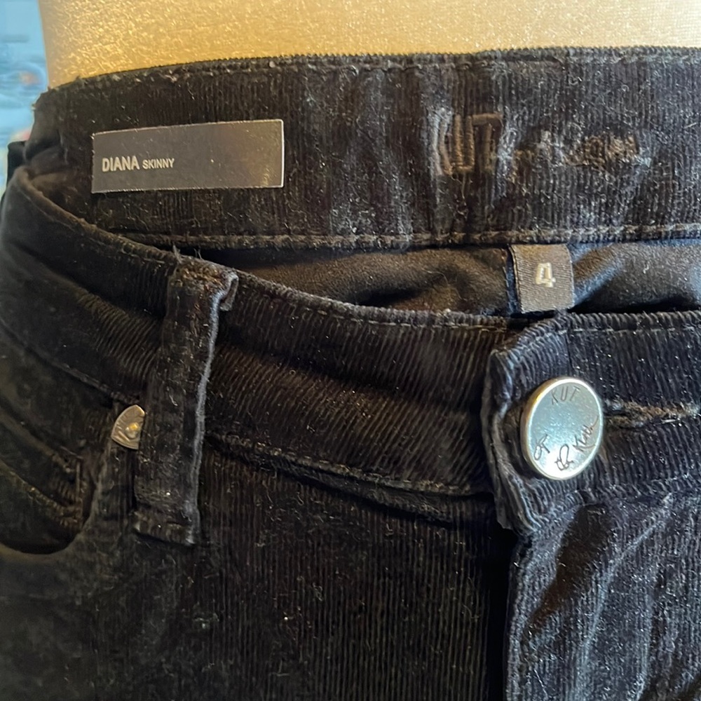KUT from the kloth black corduroy